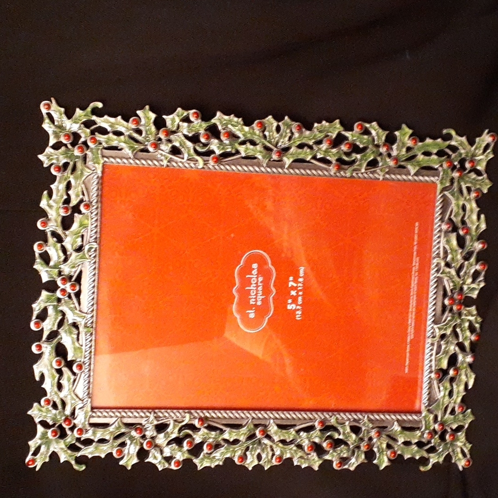 COPY - St. Nicholas 5" X 7"  Holly medal frame from Kohls